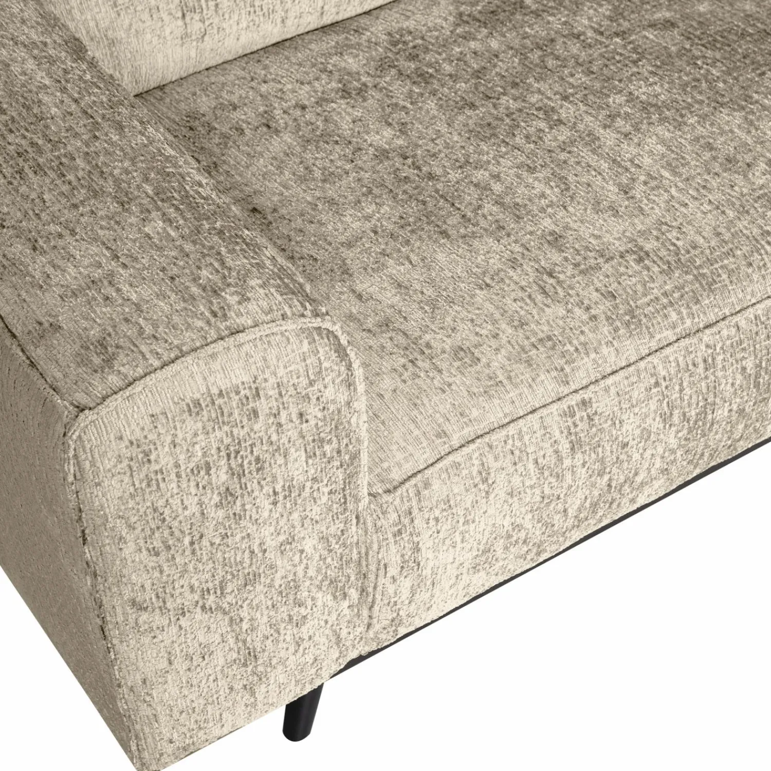 Sale WOOOD Statement hoekbank rechts structure velvet Wheatfield