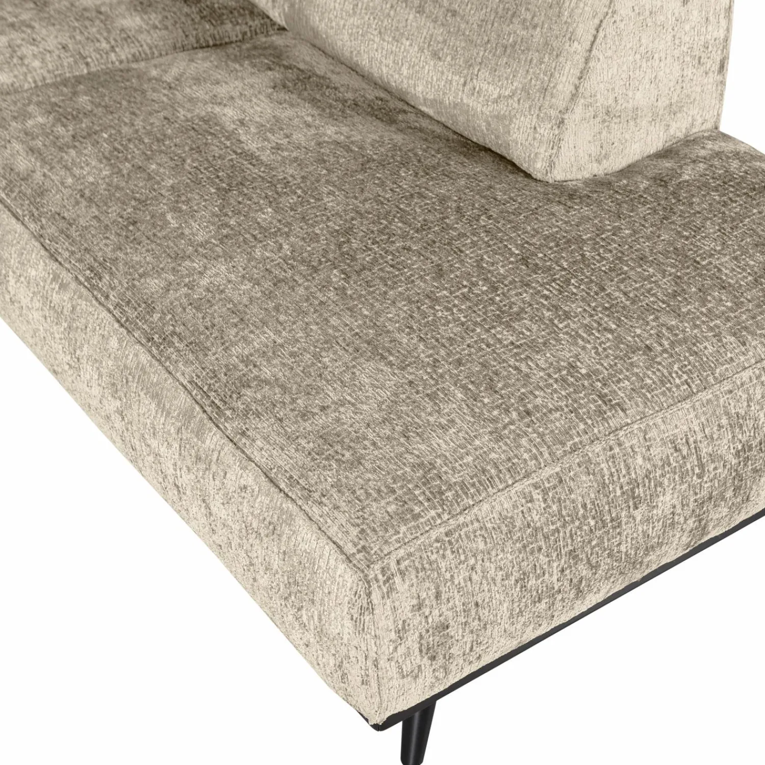 Sale WOOOD Statement hoekbank rechts structure velvet Wheatfield