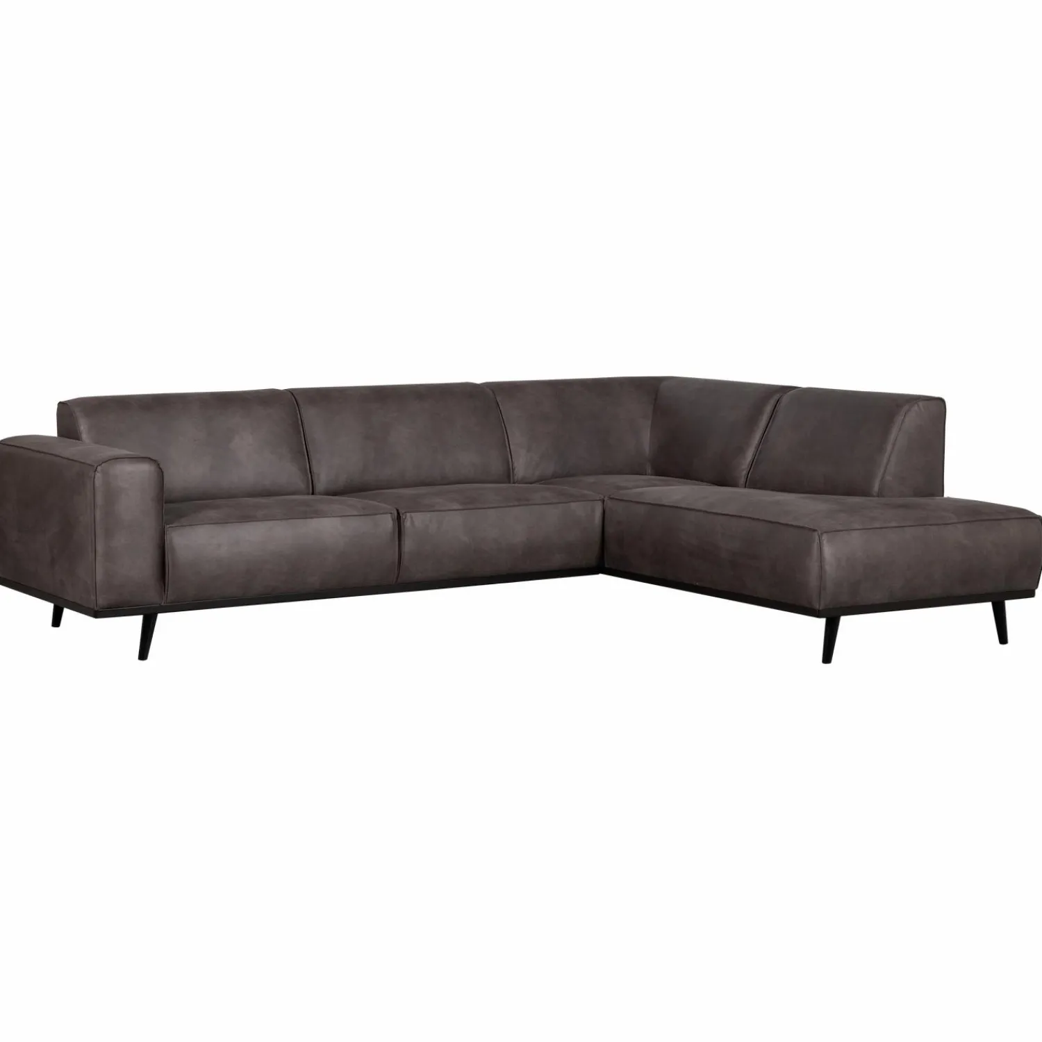 Discount WOOOD Statement hoekbank rechts ecoleer Donkergrijs