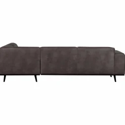 Discount WOOOD Statement hoekbank rechts ecoleer Donkergrijs