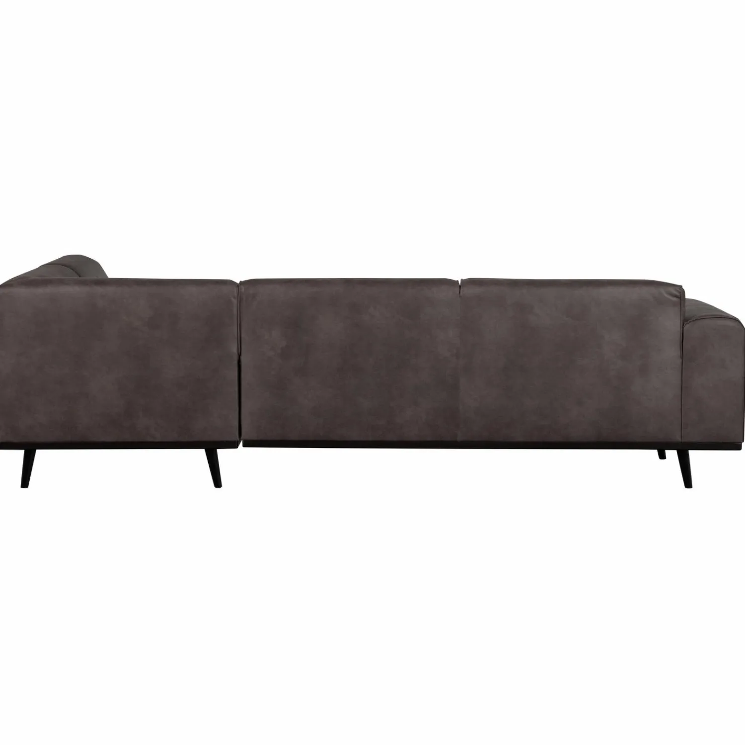 Discount WOOOD Statement hoekbank rechts ecoleer Donkergrijs