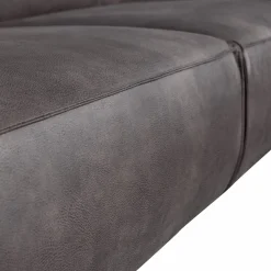 Discount WOOOD Statement XL 4-zits bank 372 cm ecoleer Donkergrijs