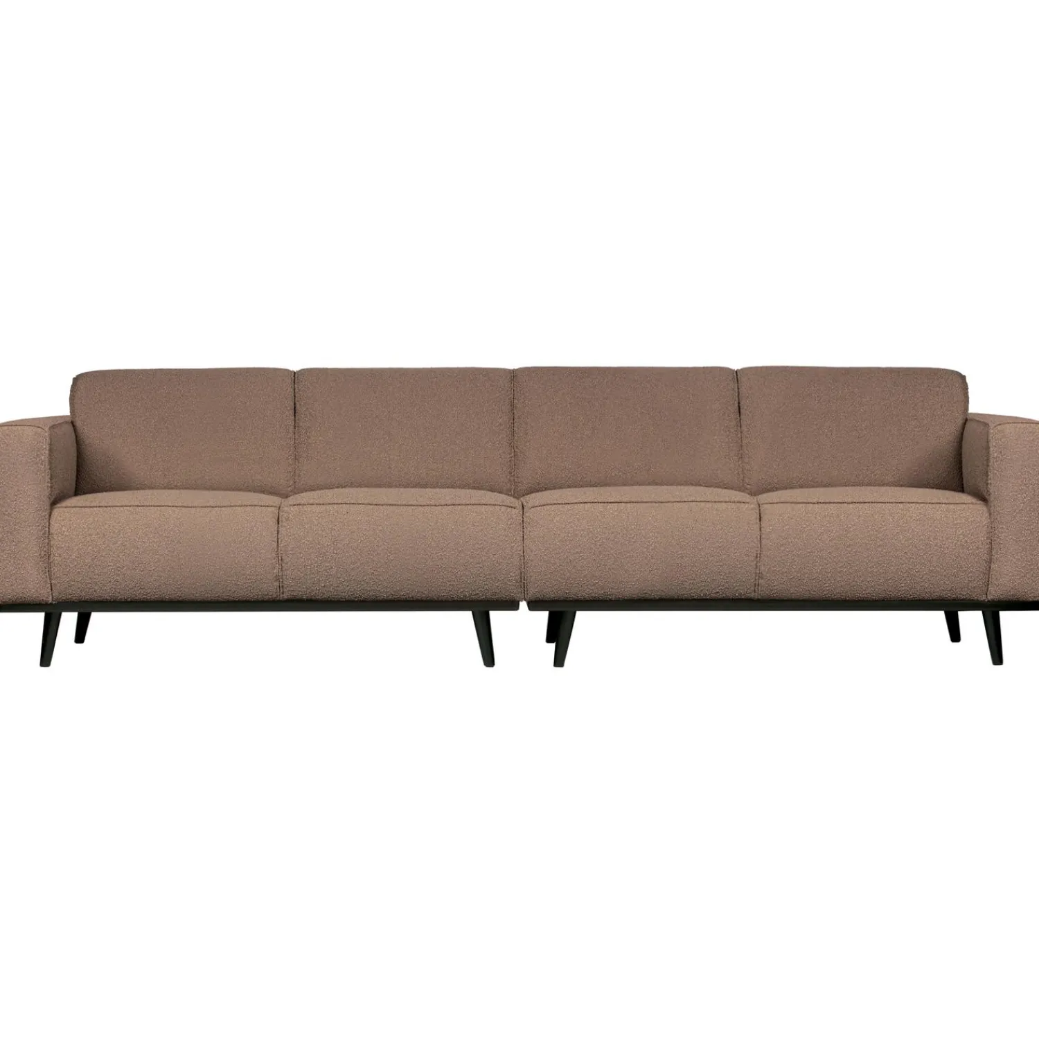 Sale WOOOD Statement 4-zits bank 280 cm bouclé Nougat