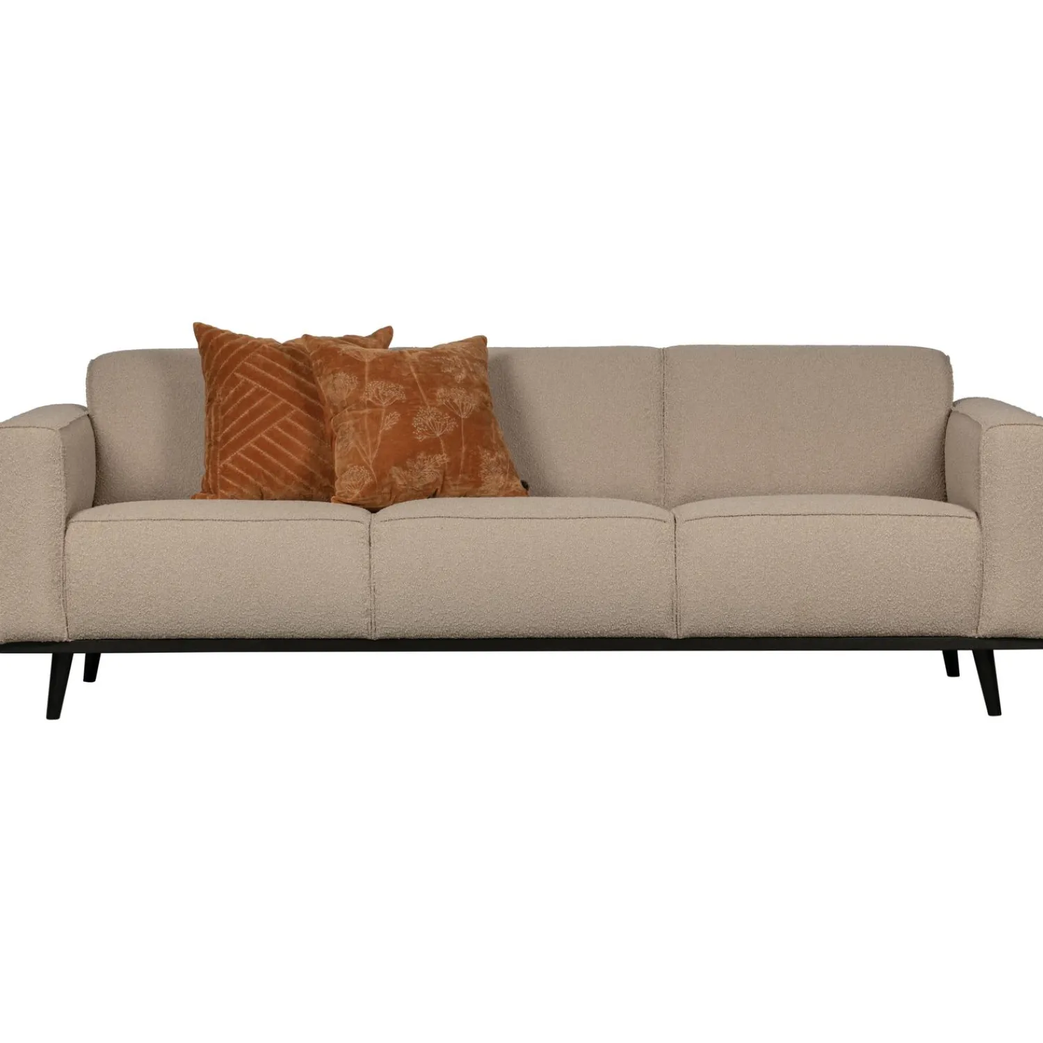 Discount WOOOD Statement 3-zits bank 230 cm bouclé Beige