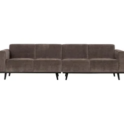 New WOOOD Statement 4-zits bank 280 cm ribstof Taupe