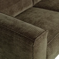 New WOOOD Statement 4-zits bank 280 cm ribstof Warm groen