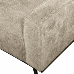 Outlet WOOOD Statement 3-zits bank 230 cm structure velvet Wheatfield