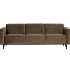 New WOOOD Statement 3-zits bank 230 cm velvet Taupe