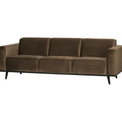 New WOOOD Statement 3-zits bank 230 cm velvet Taupe