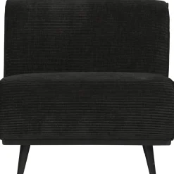 Hot WOOOD Statement 1-zits element ribstof grafiet Grafietgrijs