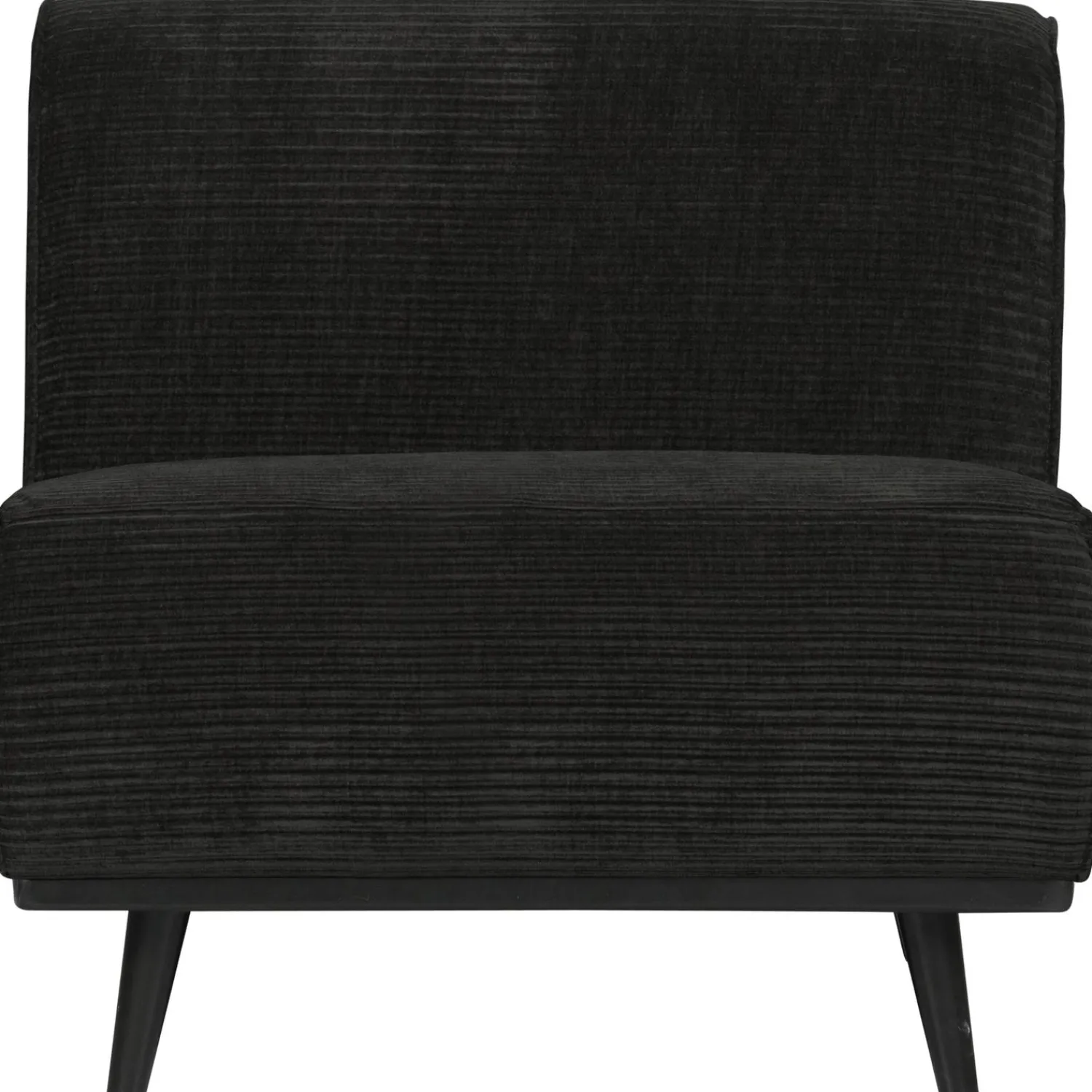 Hot WOOOD Statement 1-zits element ribstof grafiet Grafietgrijs