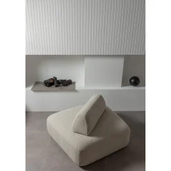 Online WOOOD Sterck fauteuil met verplaatsbare rugleuning Naturel