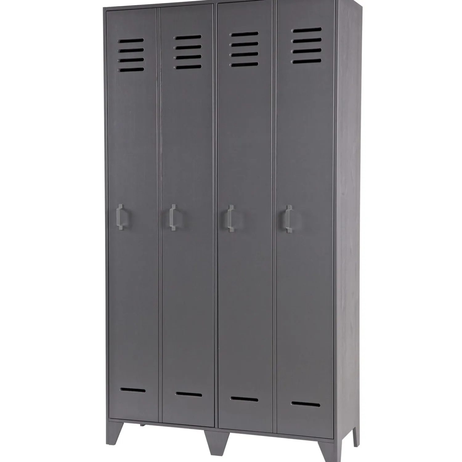 Sale WOOOD Stijn hoog 2-deurs lockerkast steel grey Staalgrijs