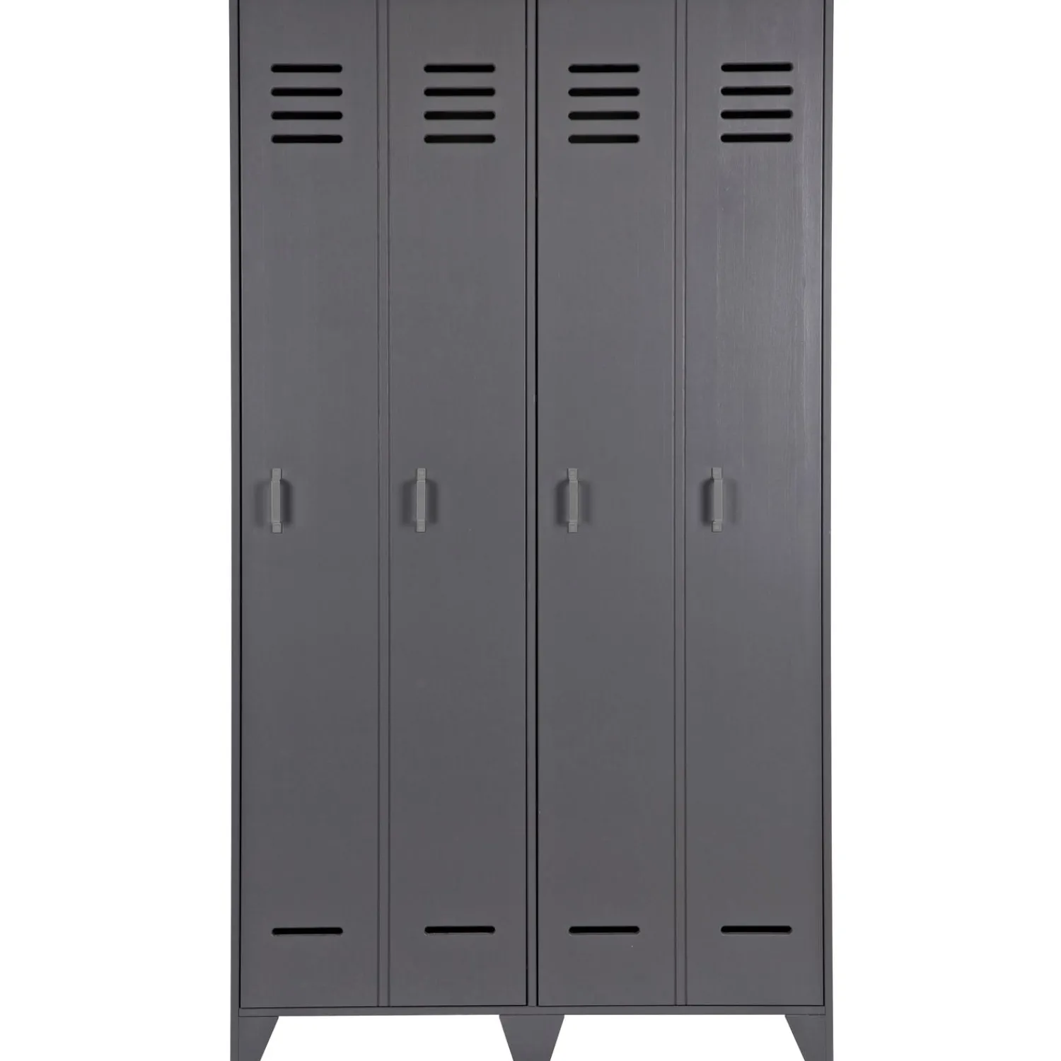 Sale WOOOD Stijn hoog 2-deurs lockerkast steel grey Staalgrijs