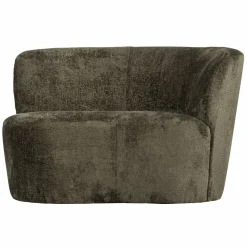 Clearance WOOOD Stone bankje rechts bouclé crème