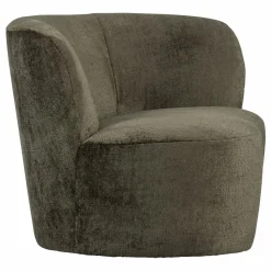 Clearance WOOOD Stone bankje rechts bouclé crème