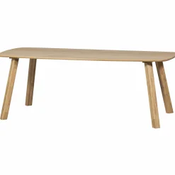 Discount WOOOD Tablo eettafel deens ovaal DL 180x100 cm transparant