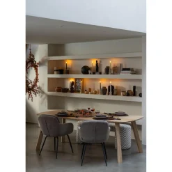 Clearance WOOOD Tablo eettafel deens ovaal DL 220x100 cm transparant