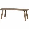 Online WOOOD Tablo eettafel deens ovaal DL 220x100 cm cashmere brown