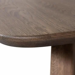 Online WOOOD Tablo eettafel deens ovaal DL 220x100 cm cashmere brown