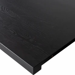 Discount WOOOD Tablo Lungo tussenblad essen blacknight mat