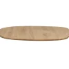 Sale WOOOD Tablo tafelblad eiken naturel organisch 130x130 cm