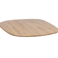 Sale WOOOD Tablo tafelblad eiken naturel organisch 130x130 cm