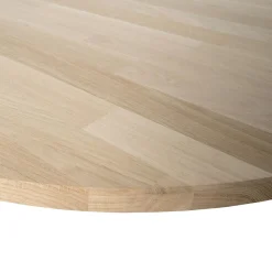 New WOOOD Tablo tafelblad ovaal eiken onbehandeld