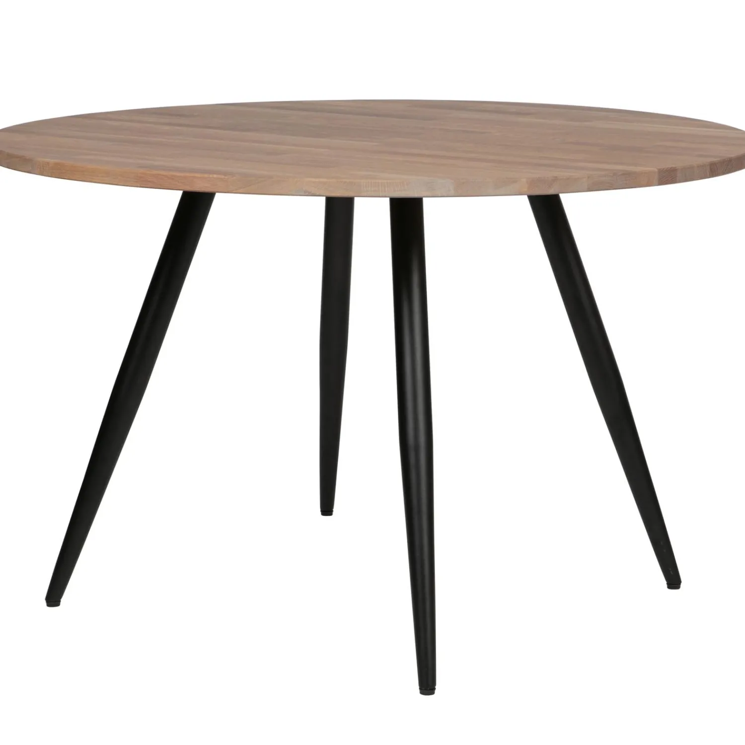 Sale WOOOD Tablo tafelblad rond eiken ø120 cm olie grijs