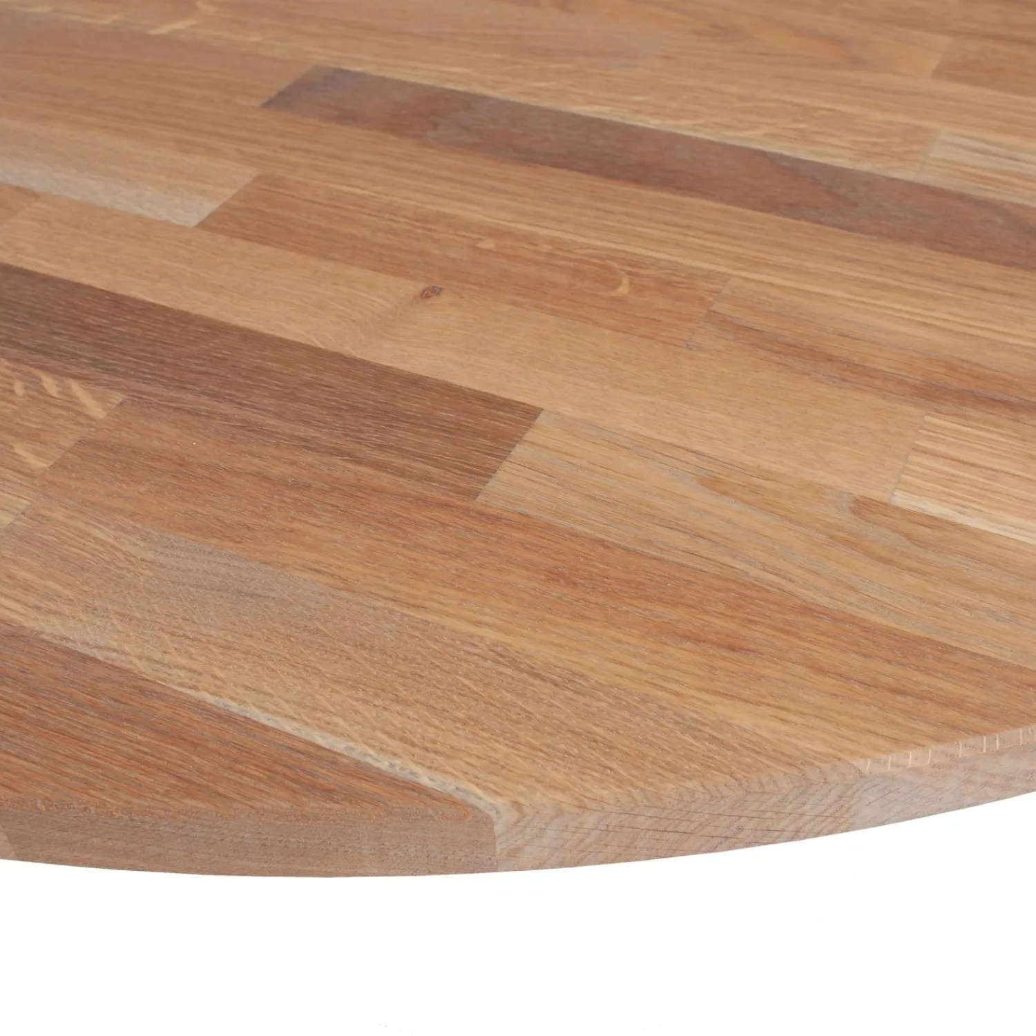 Sale WOOOD Tablo tafelblad rond eiken ø120 cm olie grijs