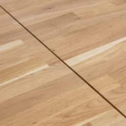 Sale WOOOD Tablo XL tafelblad eiken naturel curved 240x100 cm