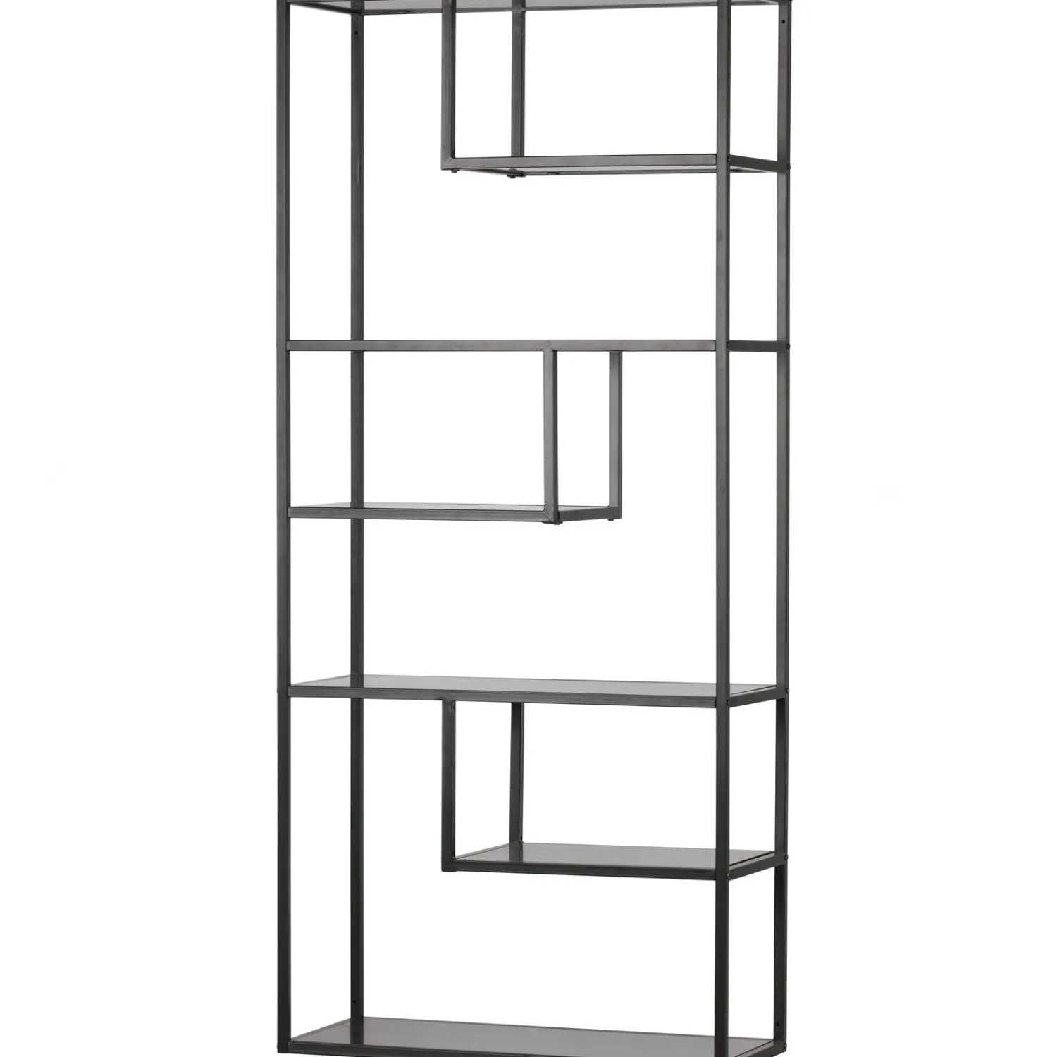 Online WOOOD Teun vakkenkast zwart