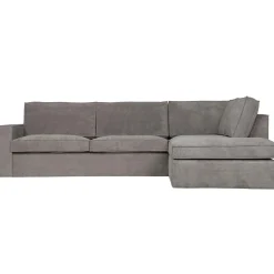 Best WOOOD Thomas hoekbank ribstof rechts Verweerd groen