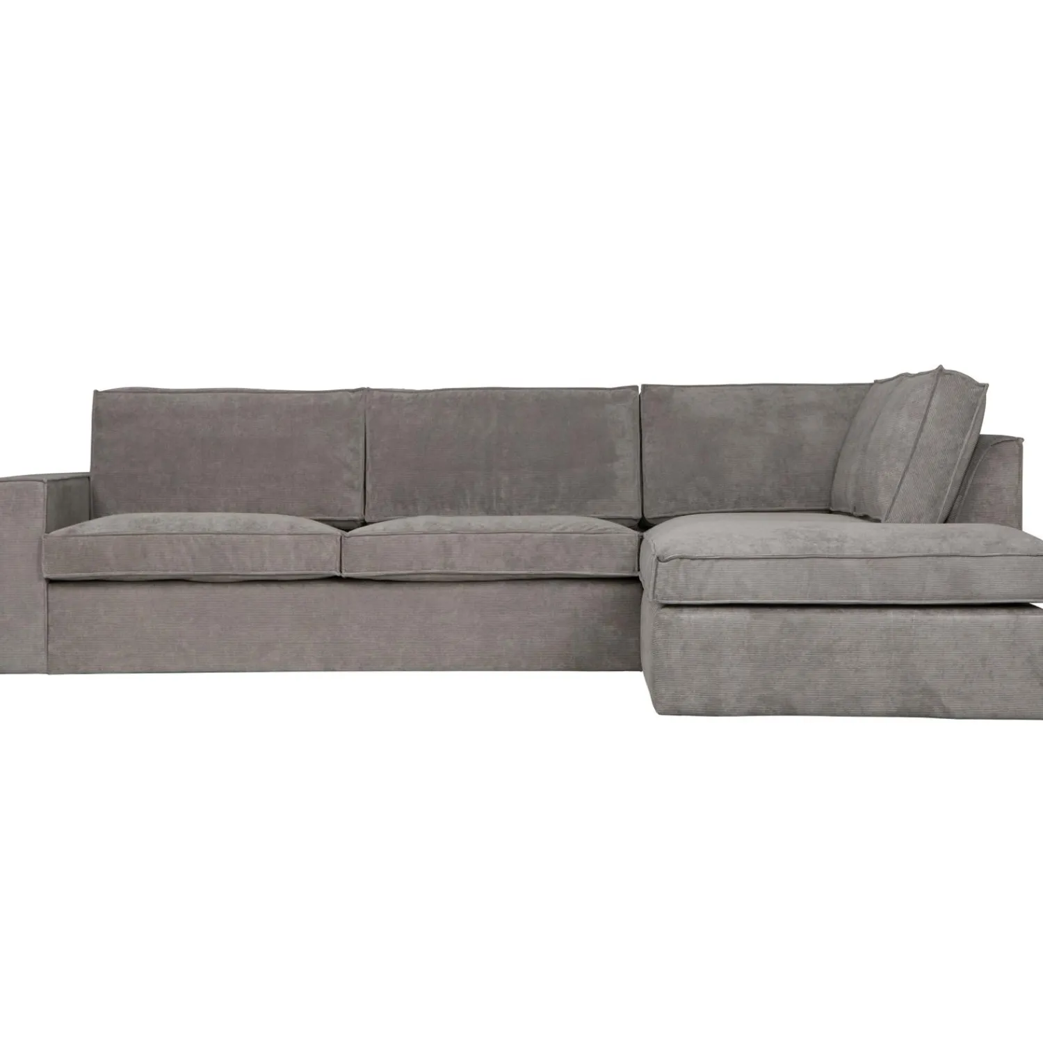 Best WOOOD Thomas hoekbank ribstof rechts Verweerd groen