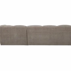 New WOOOD Tibas chaise longue rechts in de geweven stof zand