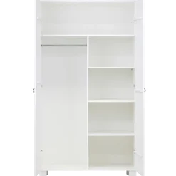 Outlet WOOOD Ties garderobekast grenen Wit