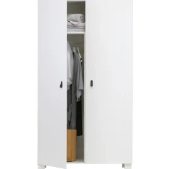 Outlet WOOOD Ties garderobekast grenen Wit