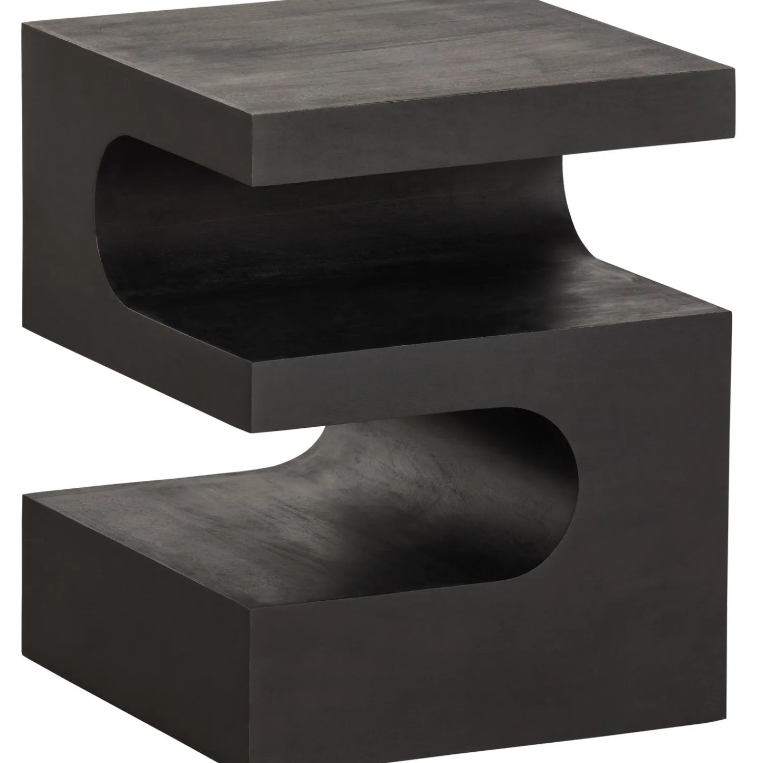 Sale WOOOD Toma bijzettafel mango hout zwart