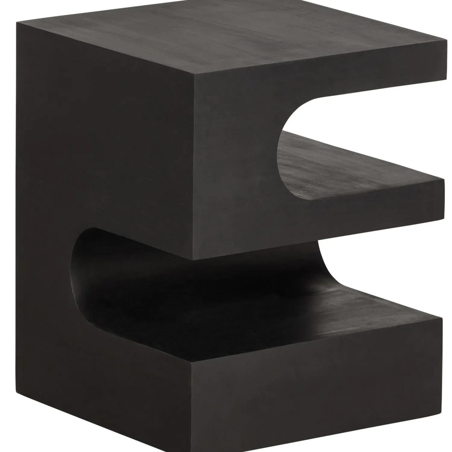 Sale WOOOD Toma bijzettafel mango hout zwart