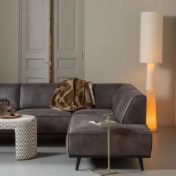 Discount WOOOD Toste bijzettafel metaal donker zand Donkerzand