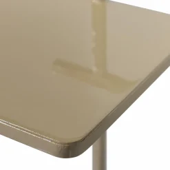 Discount WOOOD Toste bijzettafel metaal donker zand Donkerzand