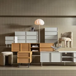 Online WOOOD Tours ladekast 4 lades melamine/MDF zand