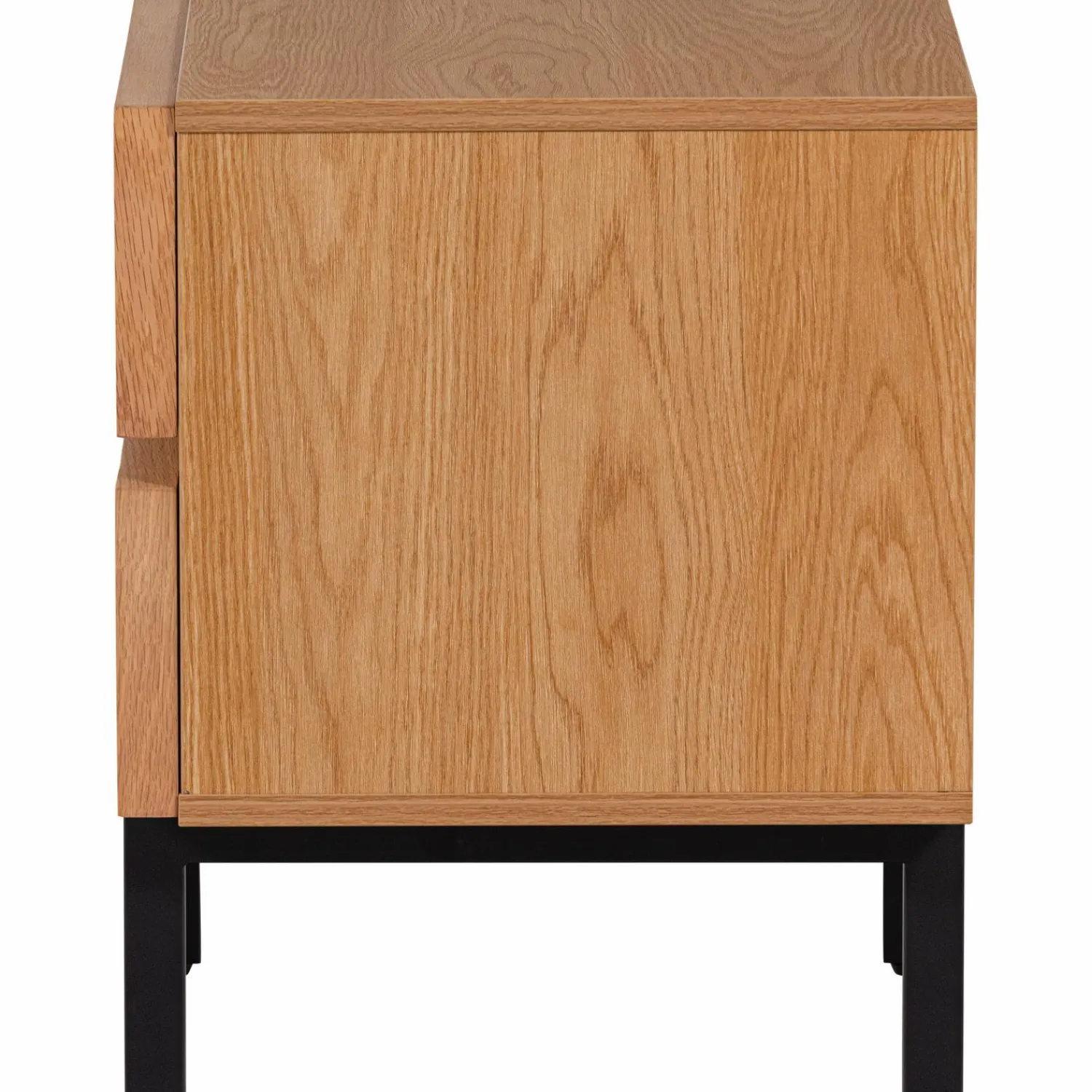 Best WOOOD Tours ladekast/nachtkastje 2 lades melamine/MDF Naturel