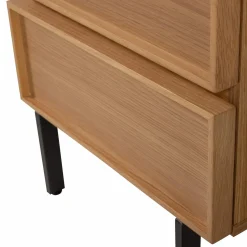 Best WOOOD Tours ladekast/nachtkastje 2 lades melamine/MDF Naturel