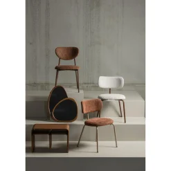 Outlet WOOOD Travis eetkamerstoel Off white