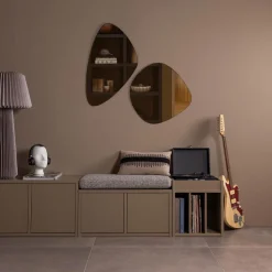 Sale WOOOD Turner platenkast grenen mud