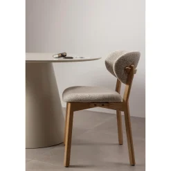Clearance WOOOD Udar eetkamerstoel met houten frame Naturel