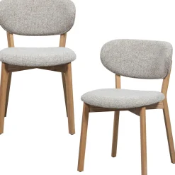 Clearance WOOOD Udar eetkamerstoel met houten frame Naturel