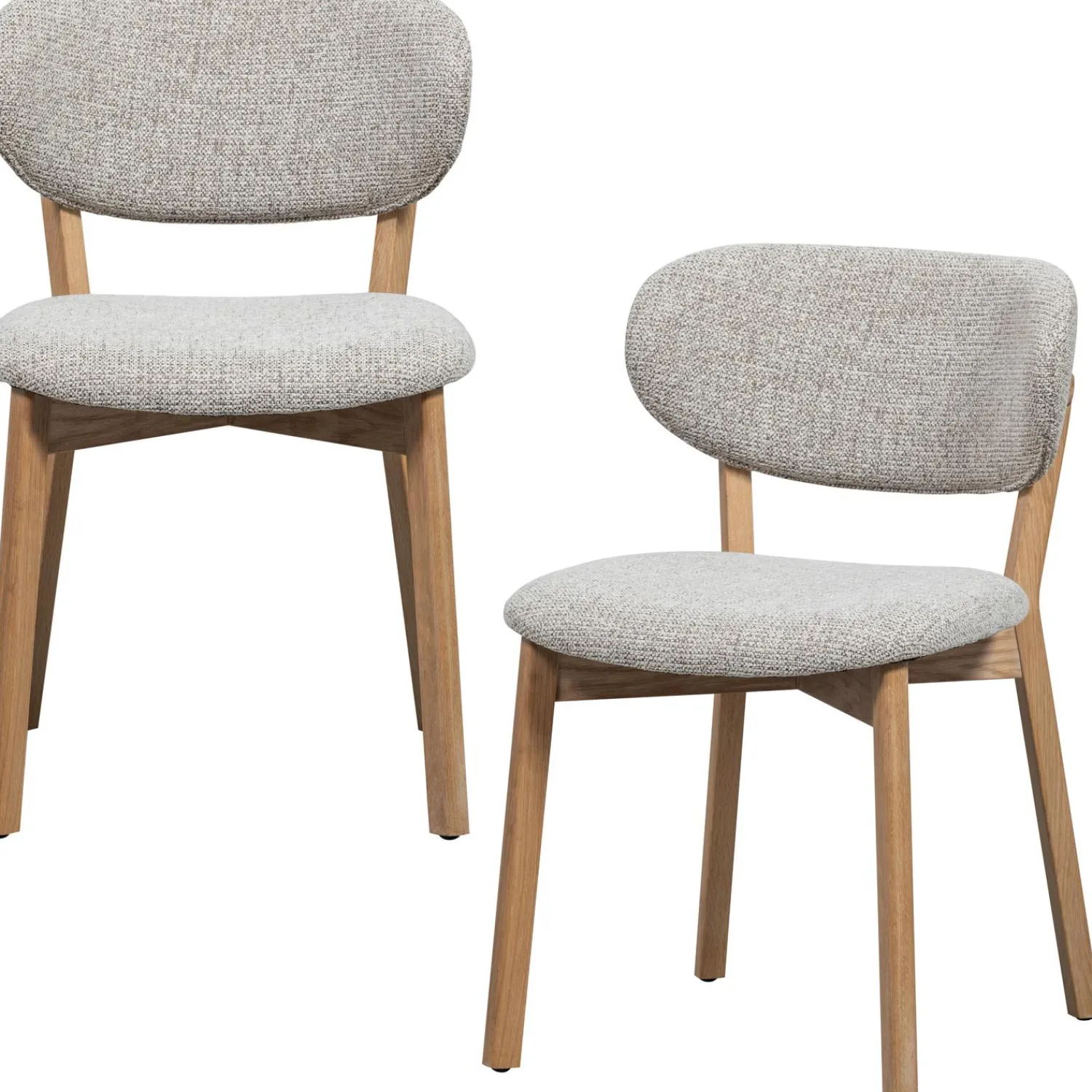 Clearance WOOOD Udar eetkamerstoel met houten frame Naturel