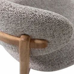 Clearance WOOOD Udar eetkamerstoel met houten frame Naturel